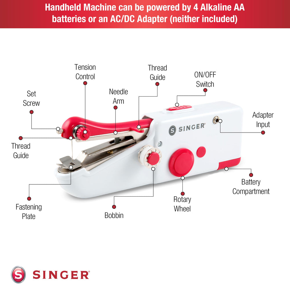 SINGER repairing hanging drape without removal for convenient fixes