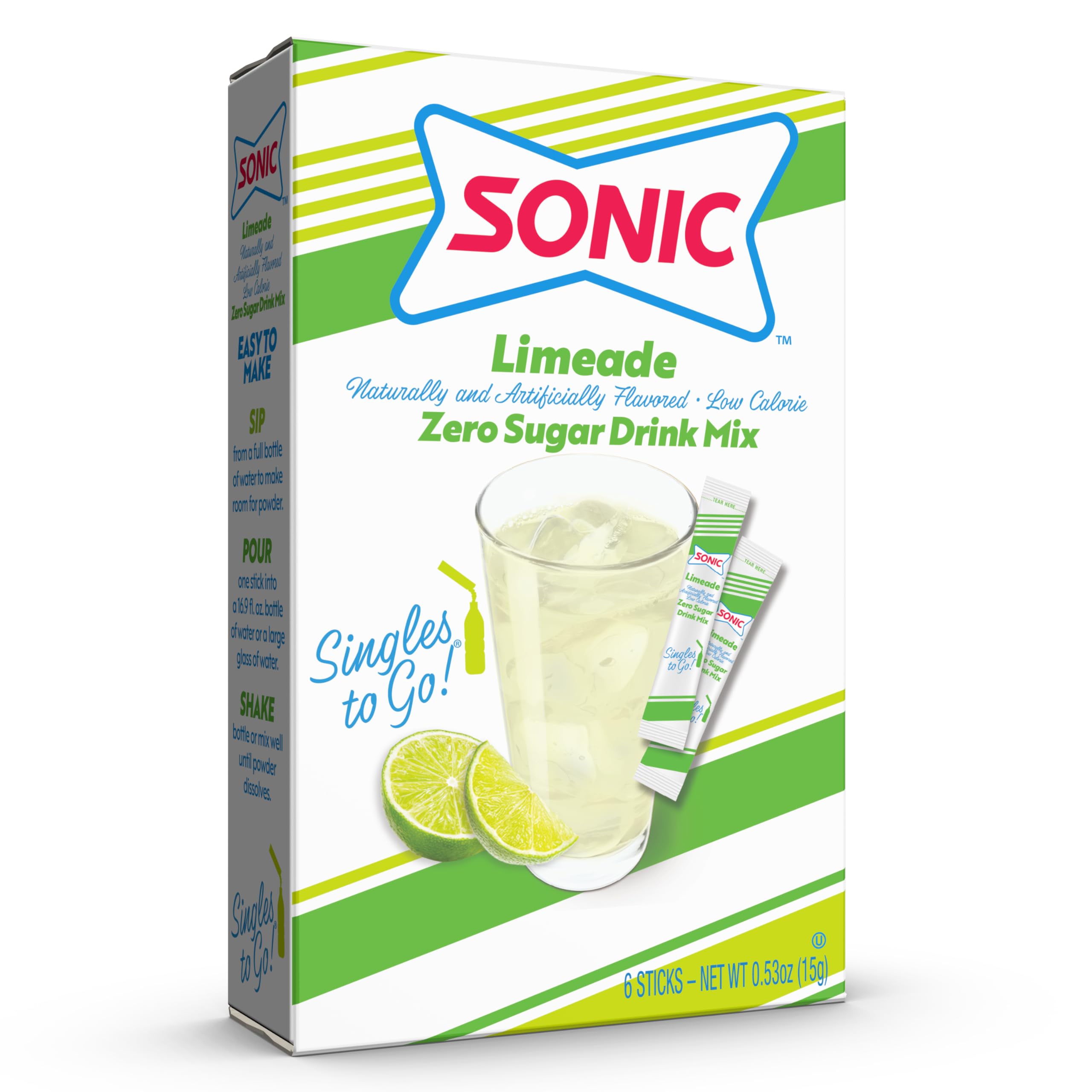 SINGLES TO GO! poured into a water bottle being shaken for instant flavored hydration