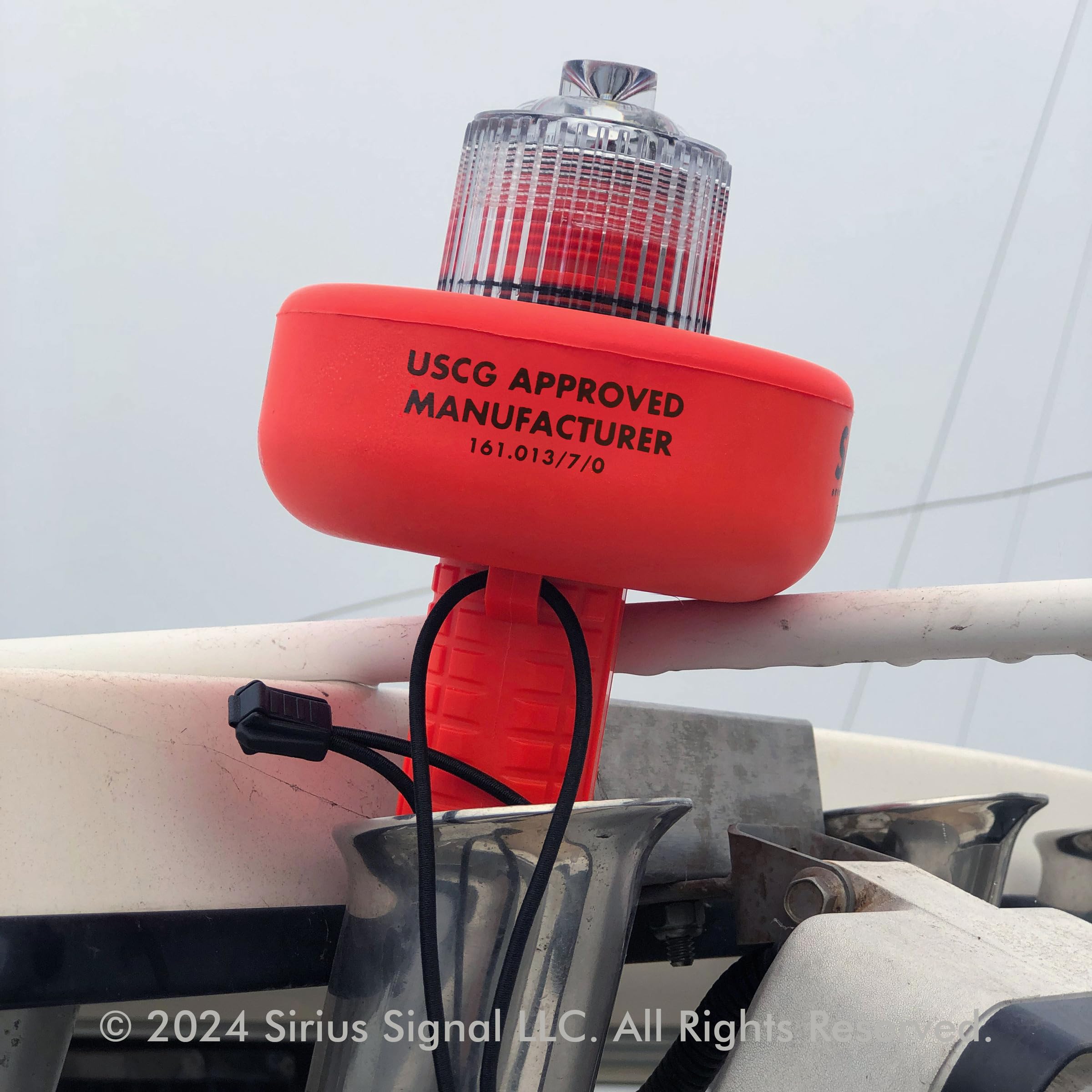 SIRIUS SIGNAL floating upright on water demonstrating improved elevation and visibility