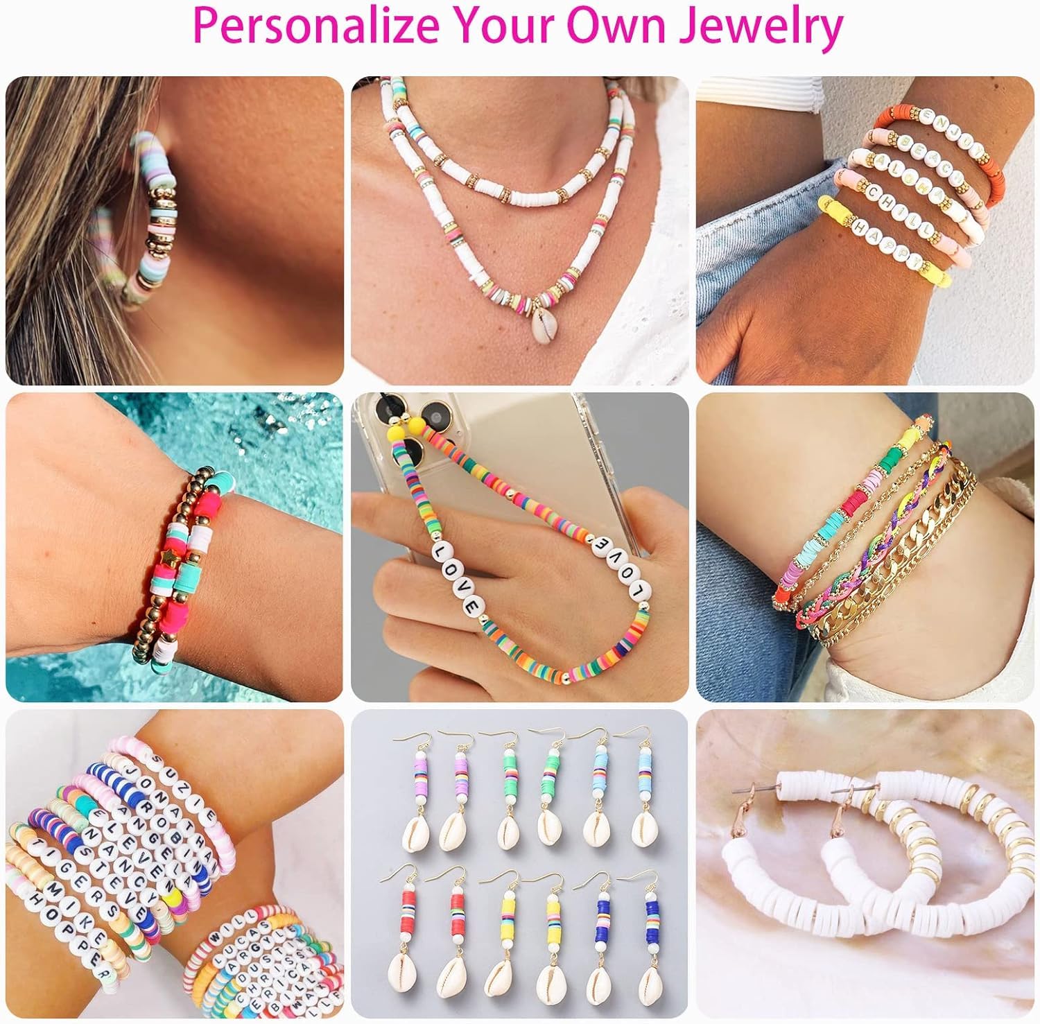 Sistenia friendship bracelets worn on wrists showing finished designs and group use