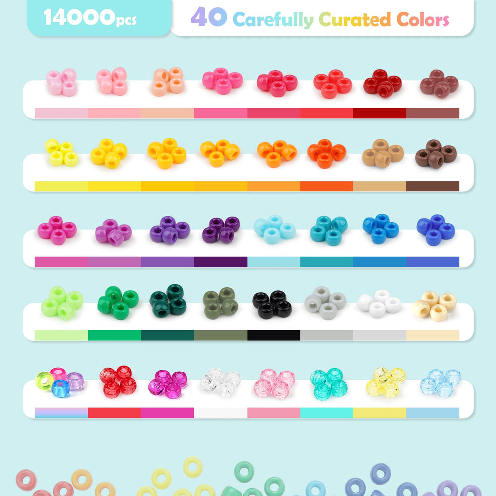 Sistenia compartment organizer open showing sorted colors for quick selection