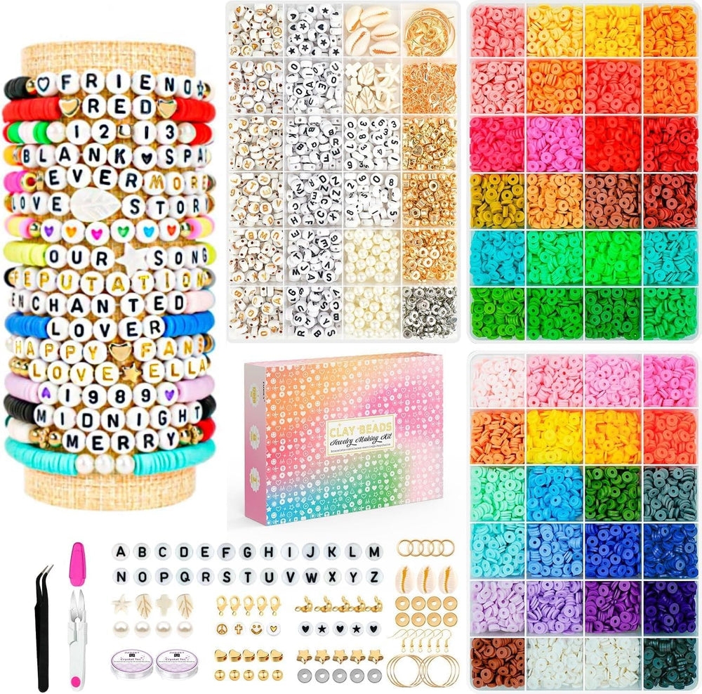 Sistenia front packaging showing full bead kit and organized trays for easy crafting