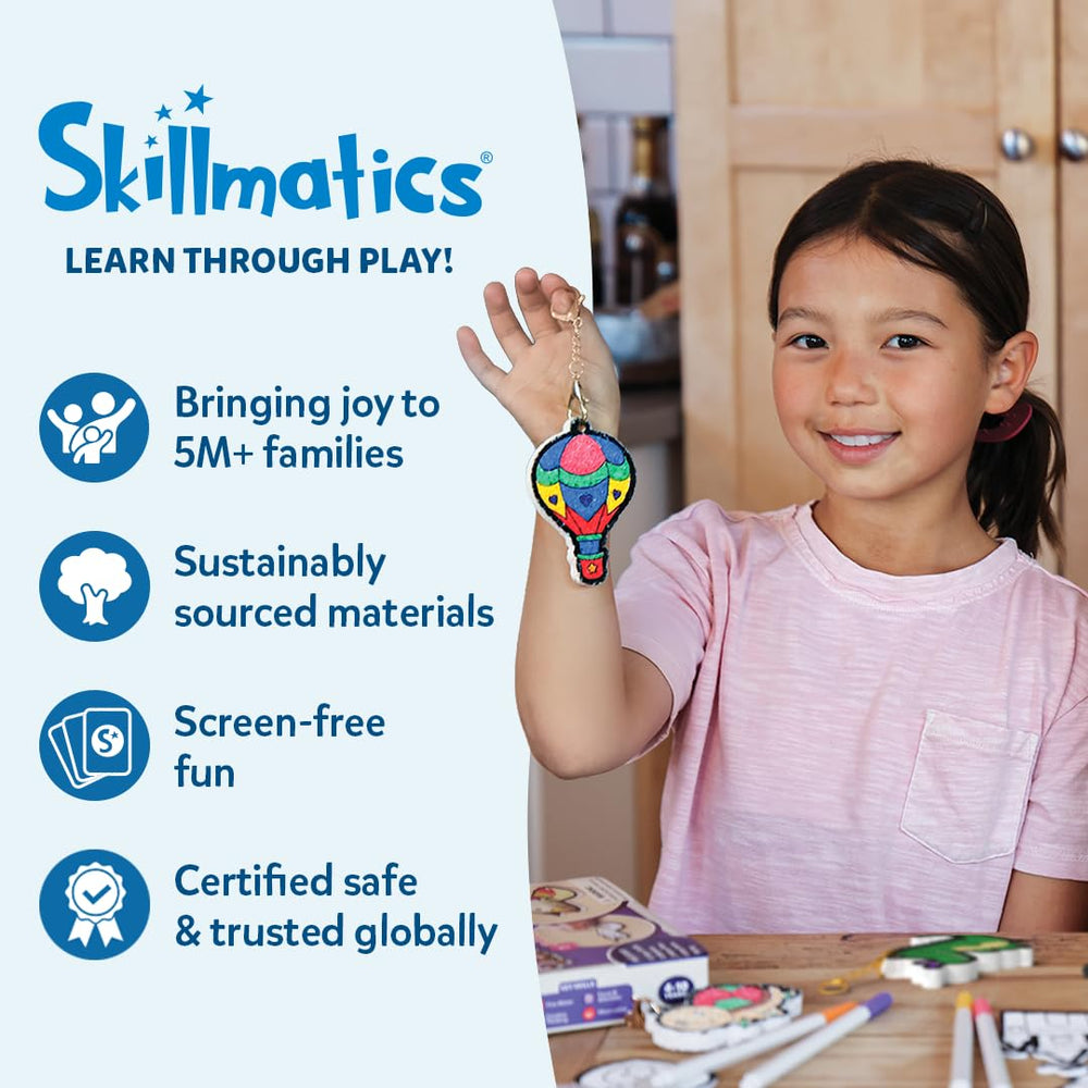 Family enjoying Skillmatics during game night encouraging laughter and bonding