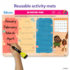 Skillmatics dry-erase markers and duster cloth detail, tidy and reusable tools