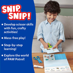 Skillmatics close-up of child-safe scissors demonstrating safe cutting control