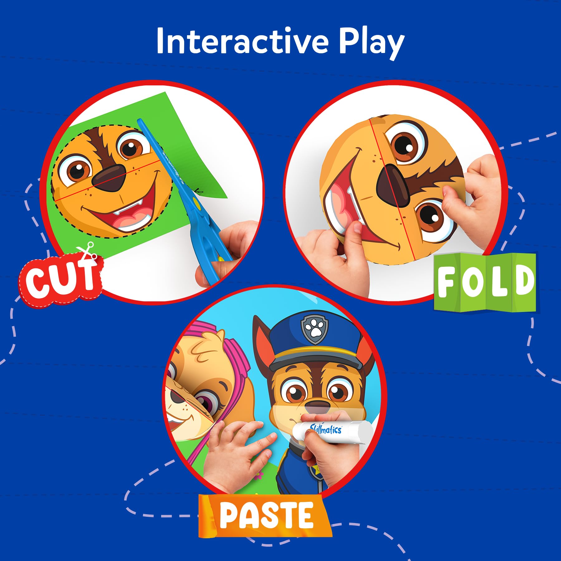Skillmatics assortment of felt and paper PAW Patrol crafts inspiring creativity