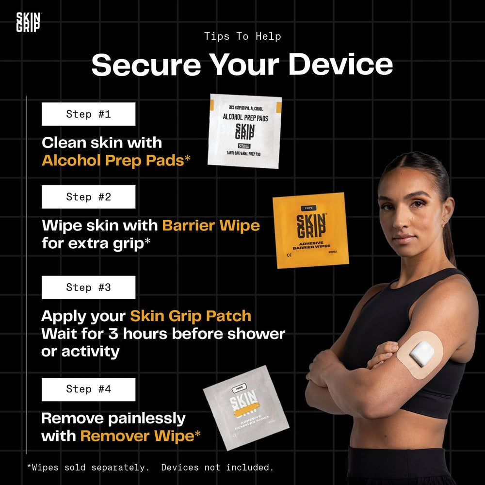 Skin Grip lifestyle image of user running, showing durable stay-put benefit