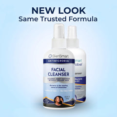 SkinSmart Antimicrobial clear formula poured to highlight non-chalky finish