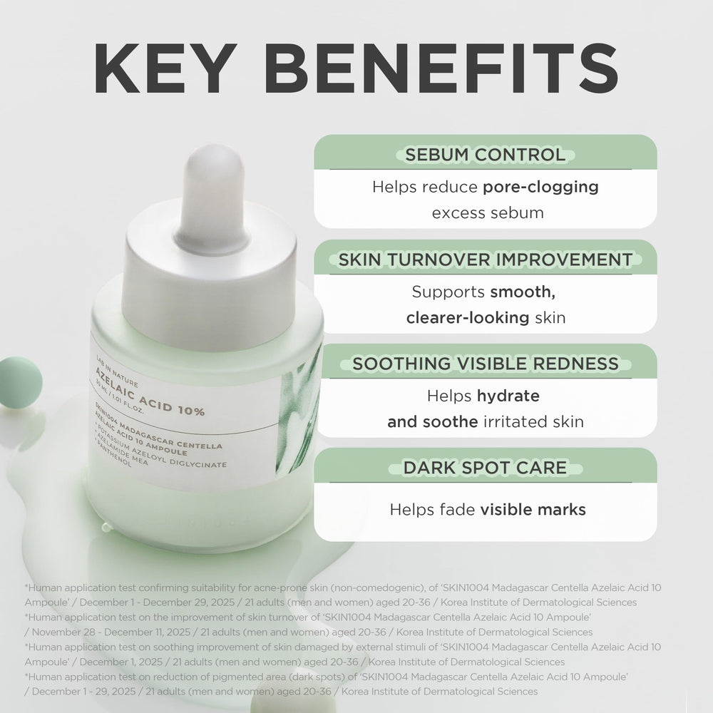 SKIN1004 bottle label detail highlighting active ingredients and transparency
