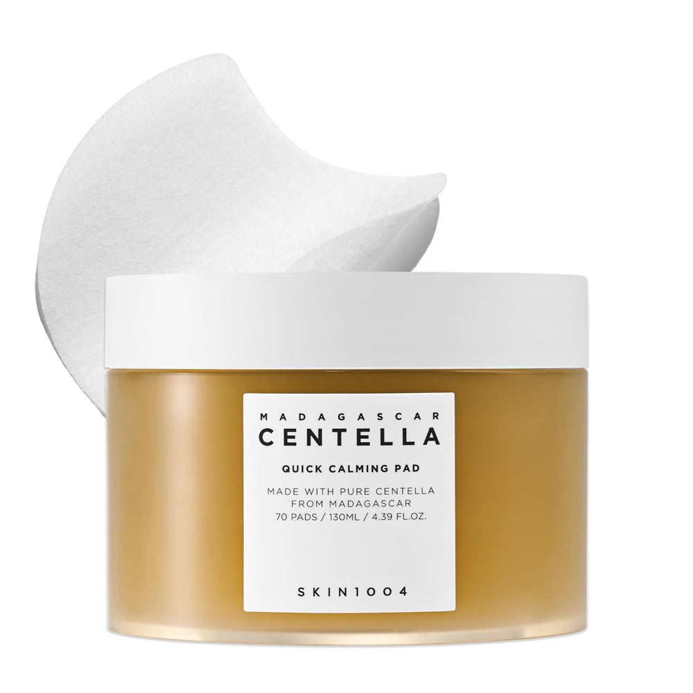 SKIN1004 front packaging showing calming pads and benefits