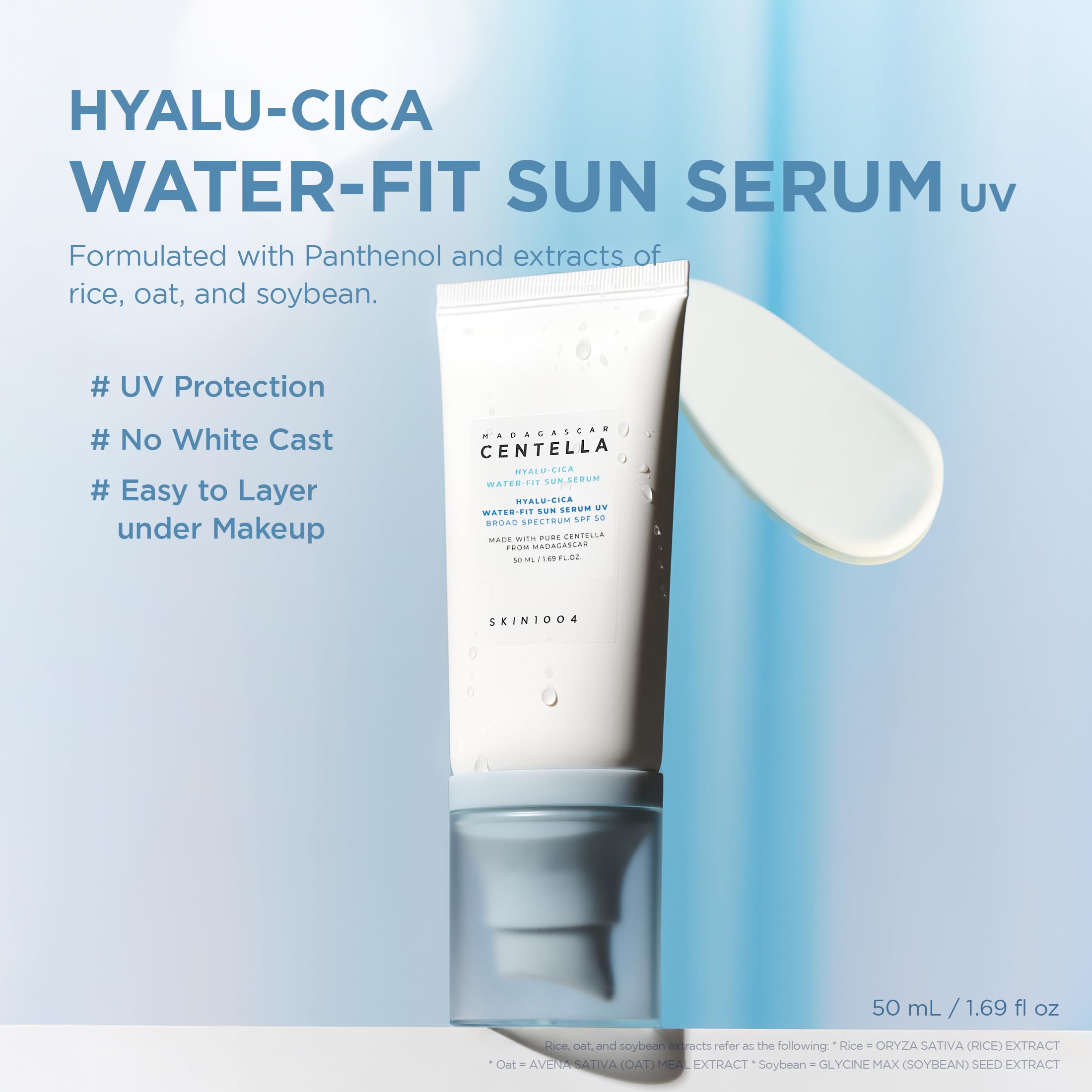 SKIN1004 serum texture closeup displaying lightweight hydration