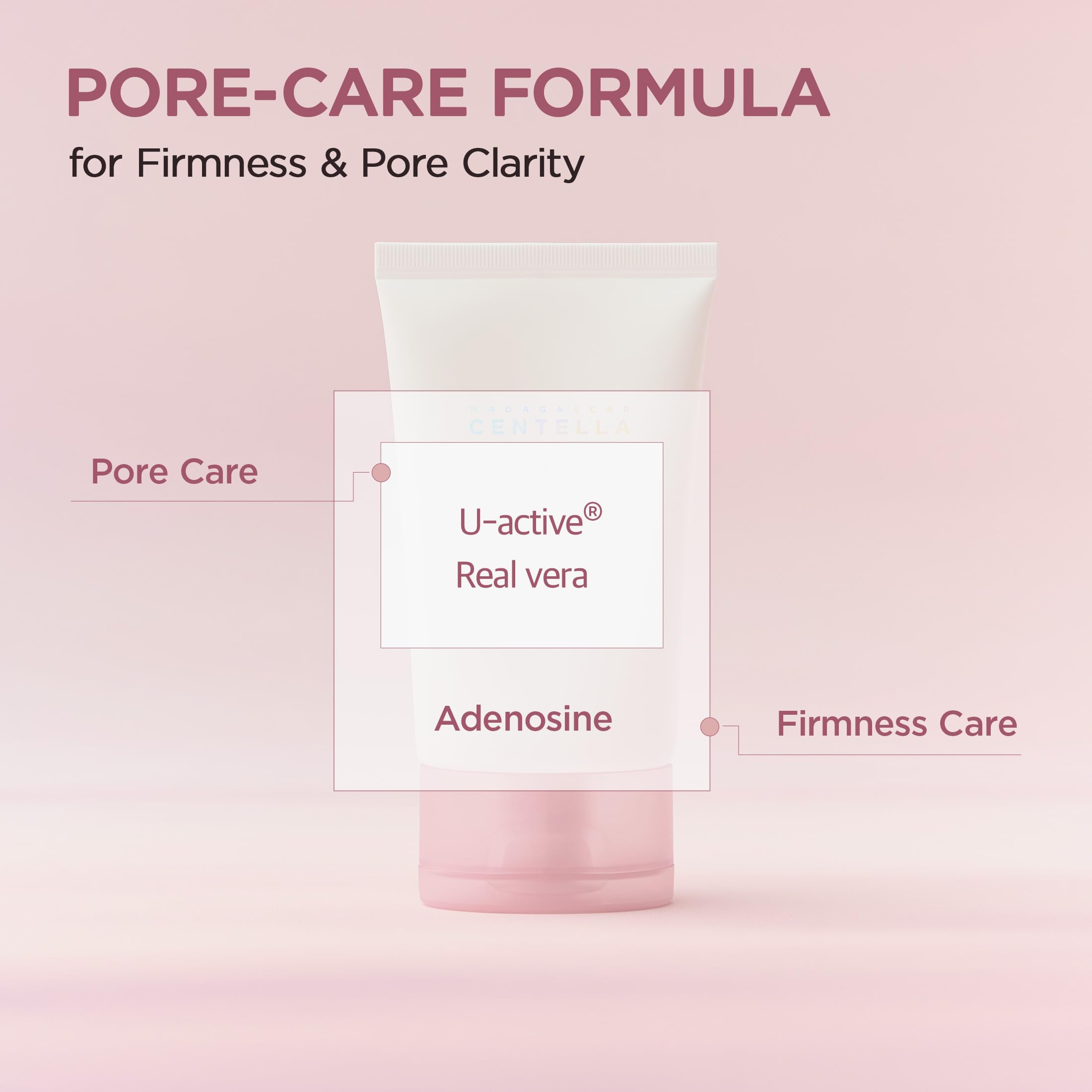 SKIN1004 dispensing cream into hand demonstrating smooth application benefit: non-greasy finish