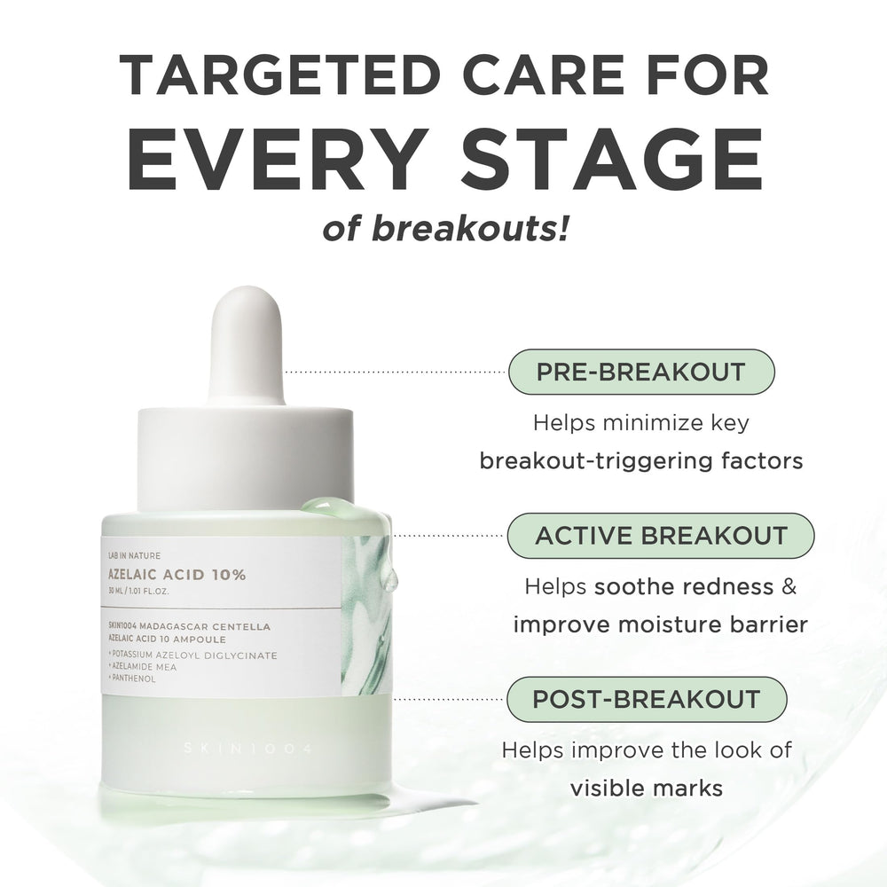 SKIN1004 serum texture close-up showing lightweight finish and fast absorption