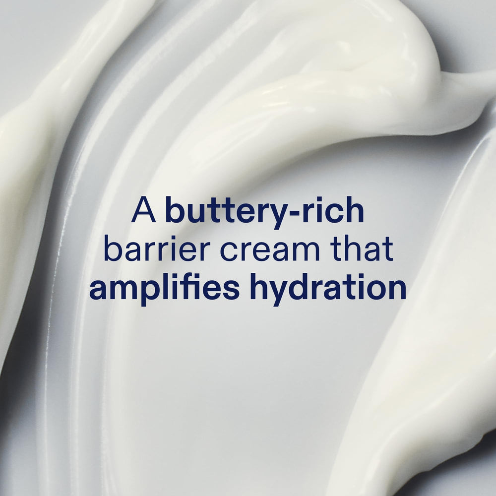 Skinfix cream texture close-up highlighting rich hydration and absorbency