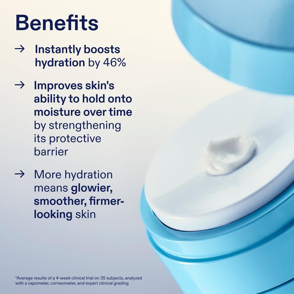 Skinfix ingredient display with hyaluronic acid and glycerin for retained moisture
