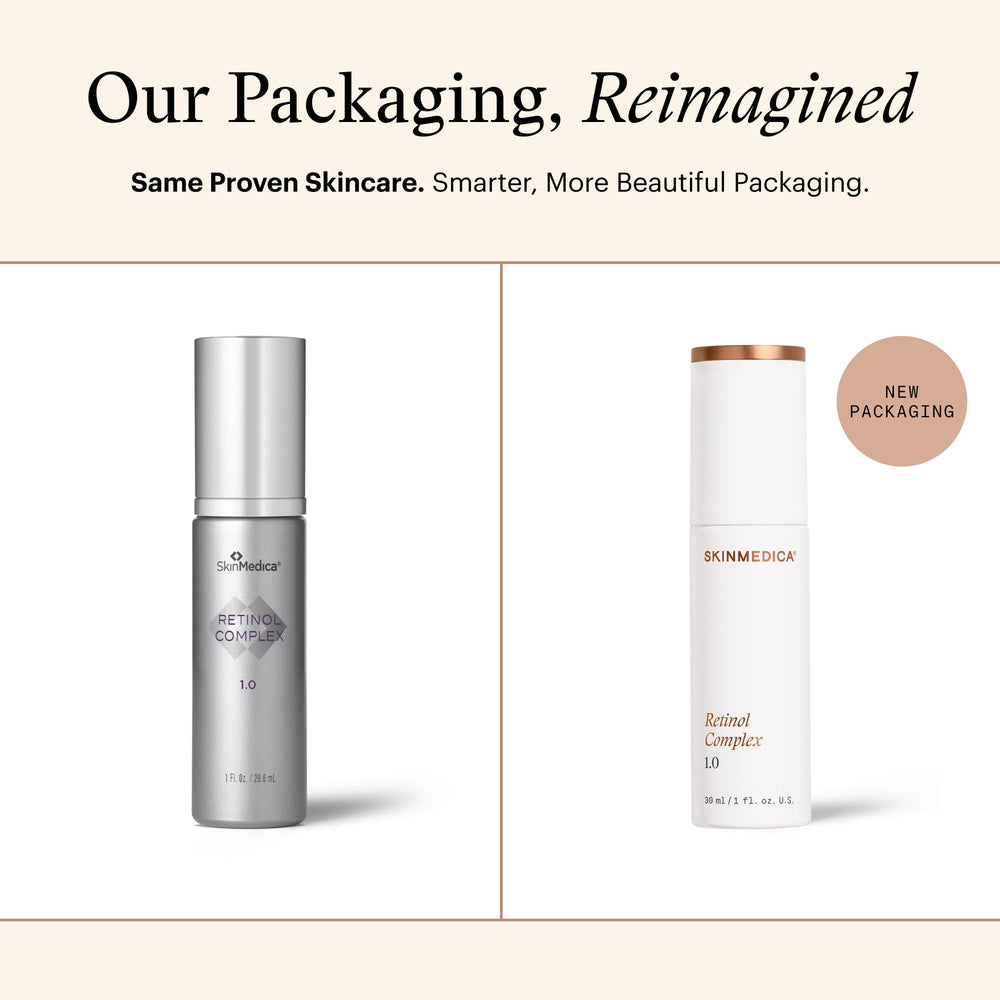 SkinMedica pump and cap detail highlighting easy dispensing and hygiene