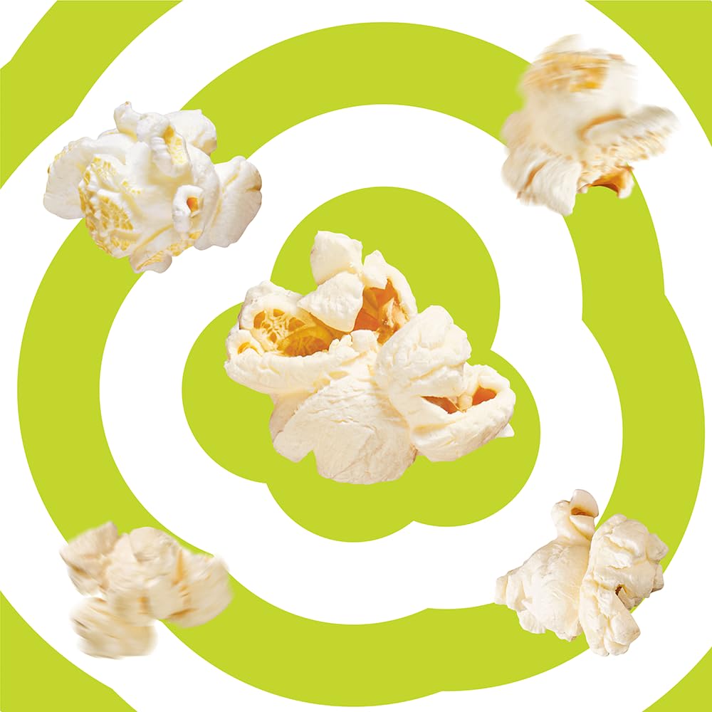 SKINNYPOP stacked in pantry illustrating easy storage and grab-and-go
