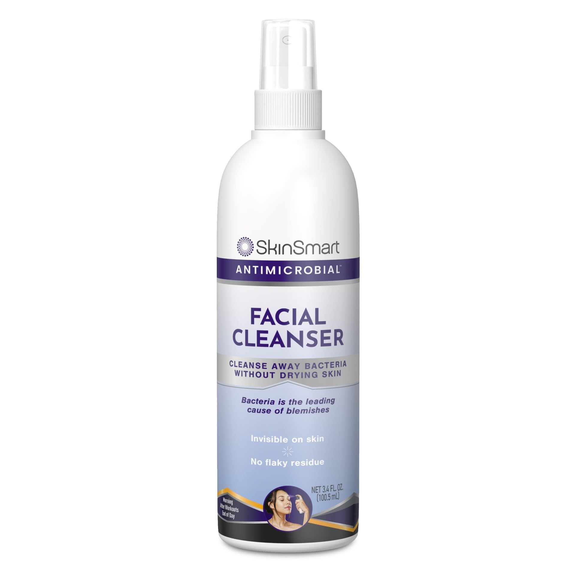 SkinSmart spray nozzle closeup demonstrating precise mist for fast application benefit
