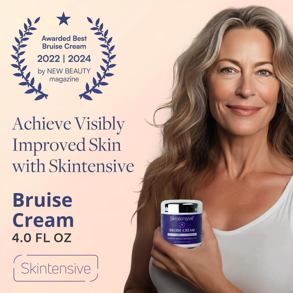 SKINTENSIVE cream texture close-up demonstrating smooth, non-greasy spreadability
