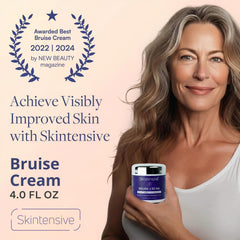 SKINTENSIVE cream texture close-up demonstrating smooth, non-greasy spreadability