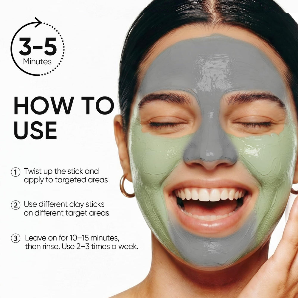 SKINTIFIC ingredients flatlay with mugwort and Alaska clay illustrating natural-sourced benefits