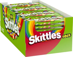 Skittles front packaging showing brand and full-size sour packs for quick identification