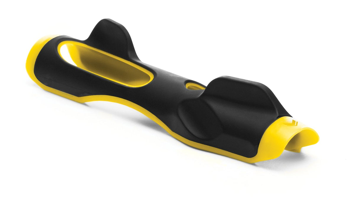 SKLZ grip trainer front view showing form and guide, improves grip consistency