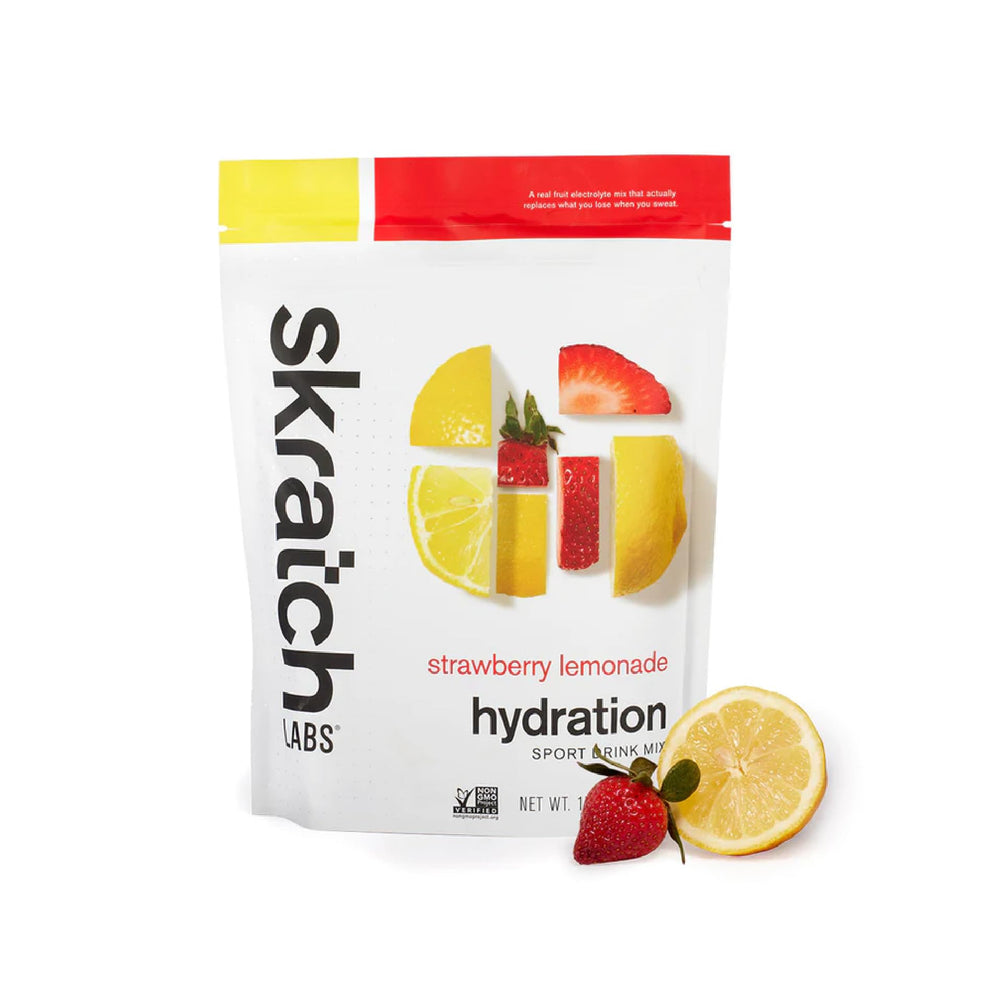 Skratch Labs ingredients label close-up showing clean, real-food profile