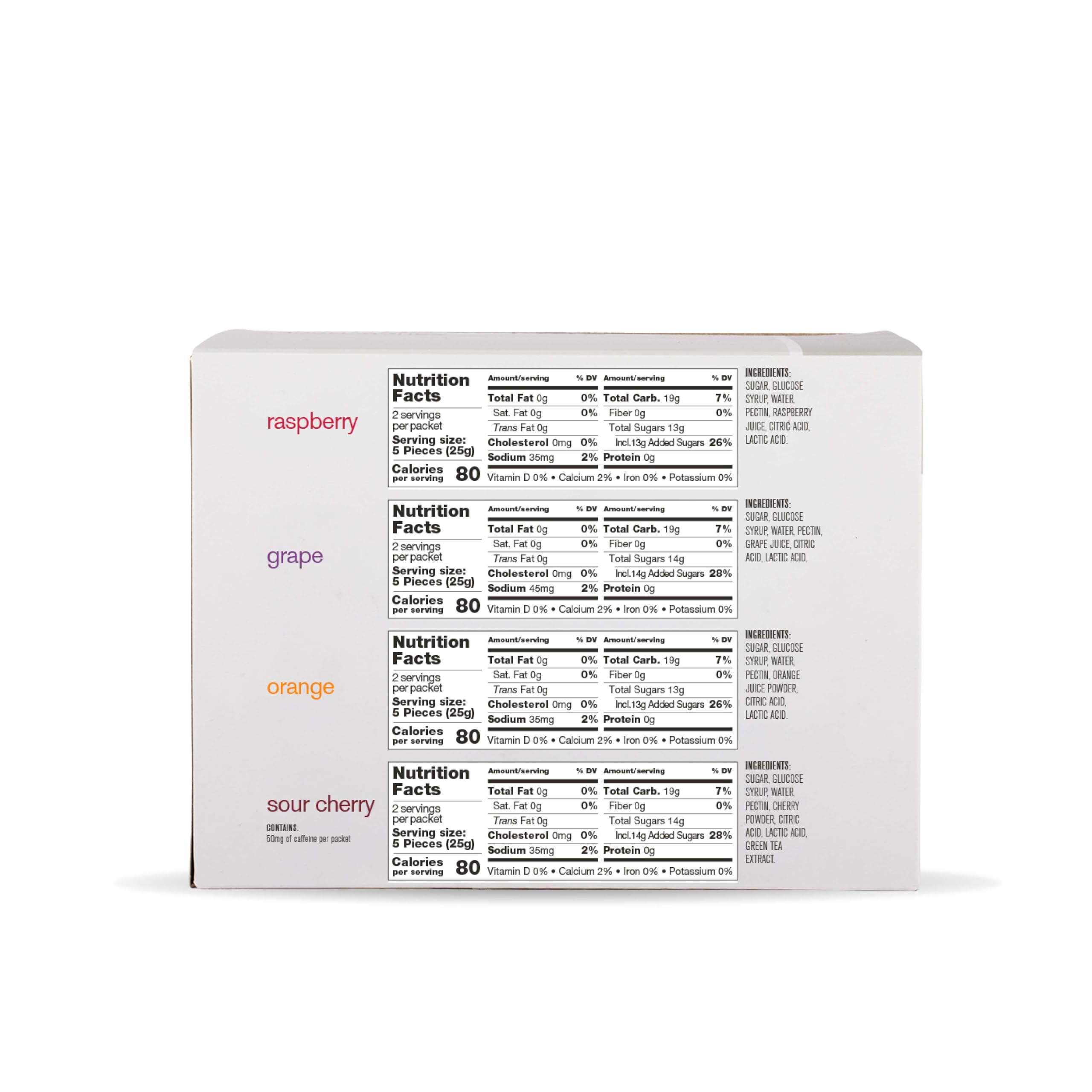 Skratch Labs variety flavors displayed overhead for flavor selection benefit