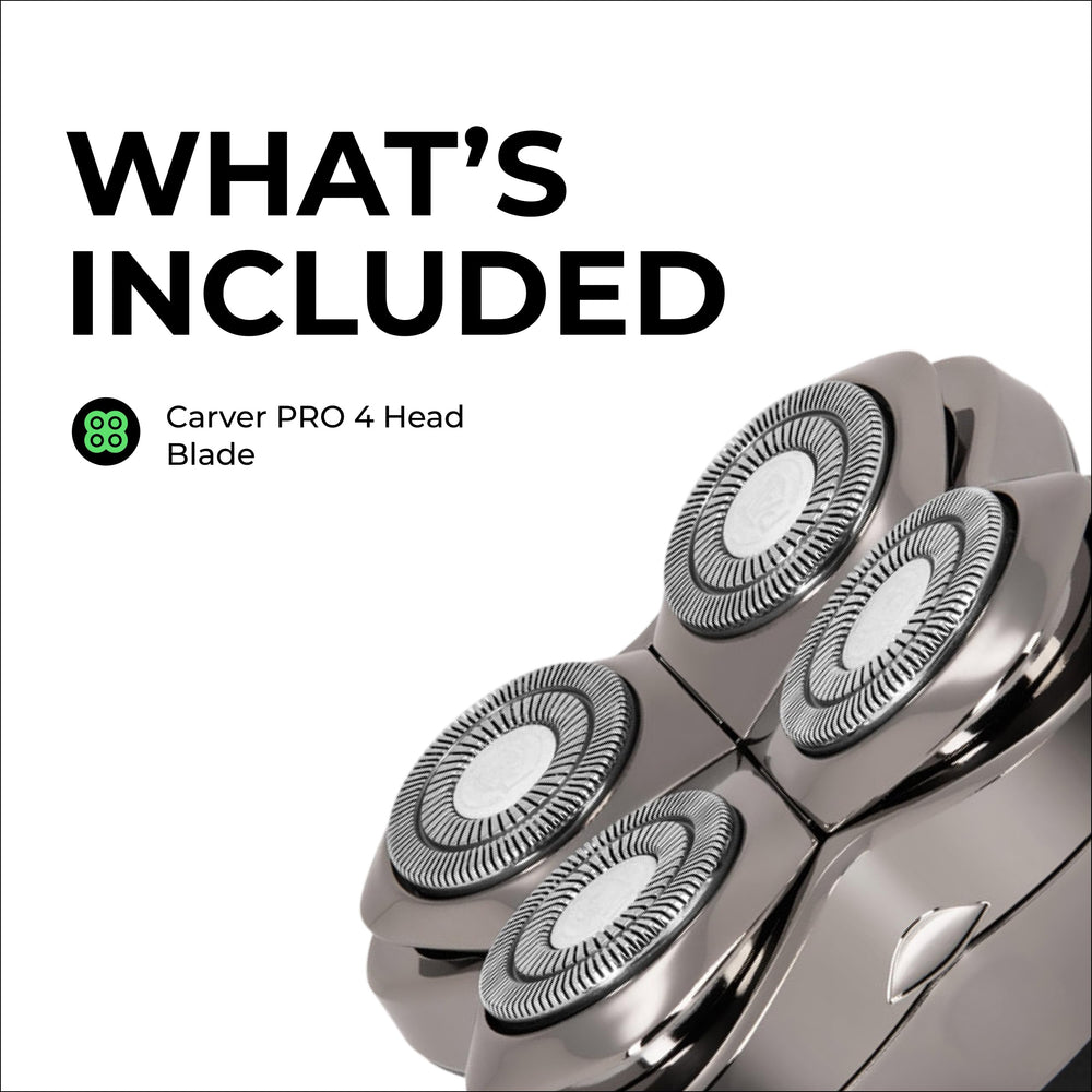 Skull Shaver hair capture chamber preventing clogs and protecting motor