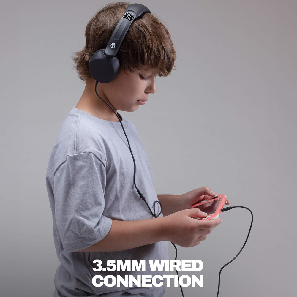 Skullcandy Icon 180 inline mic and controls visible for hands-free calls