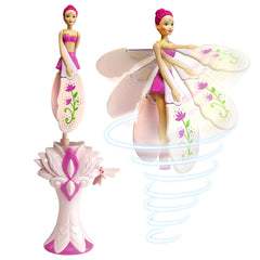 Sky Dancers Fuchsia Fantasy front packaging showing doll and launcher, brand visibility and excitement
