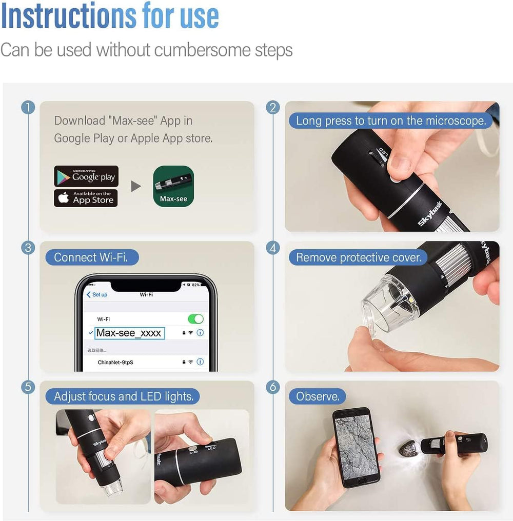 SKYBASIC handheld to show compact size and portable exploration benefit