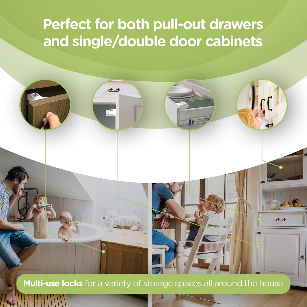 Skyla Homes door in use demonstration enabling secure, child‑resistant closure
