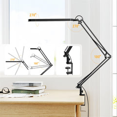 SKYLEO lamp in use on home office desk improving task visibility