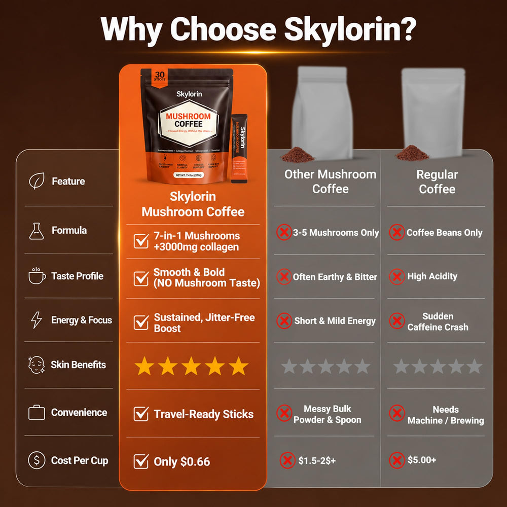 Skylorin iced bottle presentation showing cold brew convenience and taste