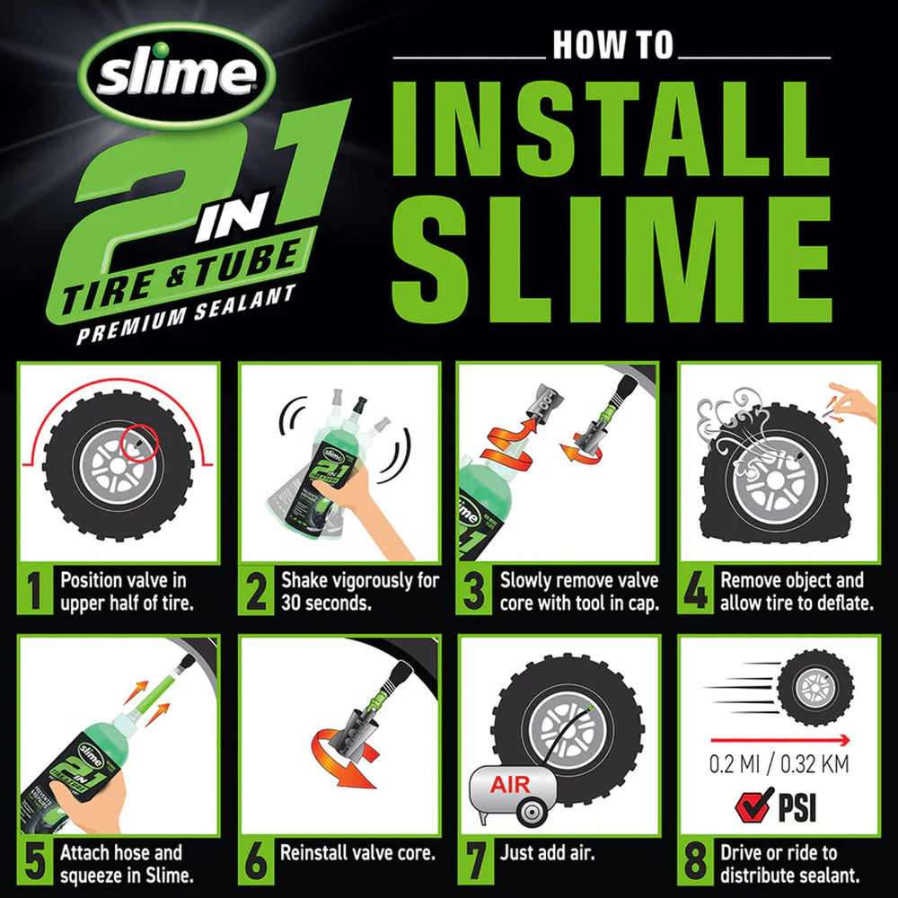 Slime gallon stored on garage shelf for easy access and long-term protection