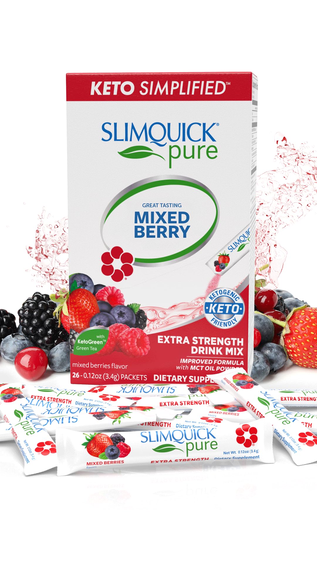 SlimQuick front packaging showing product branding and benefit clarity