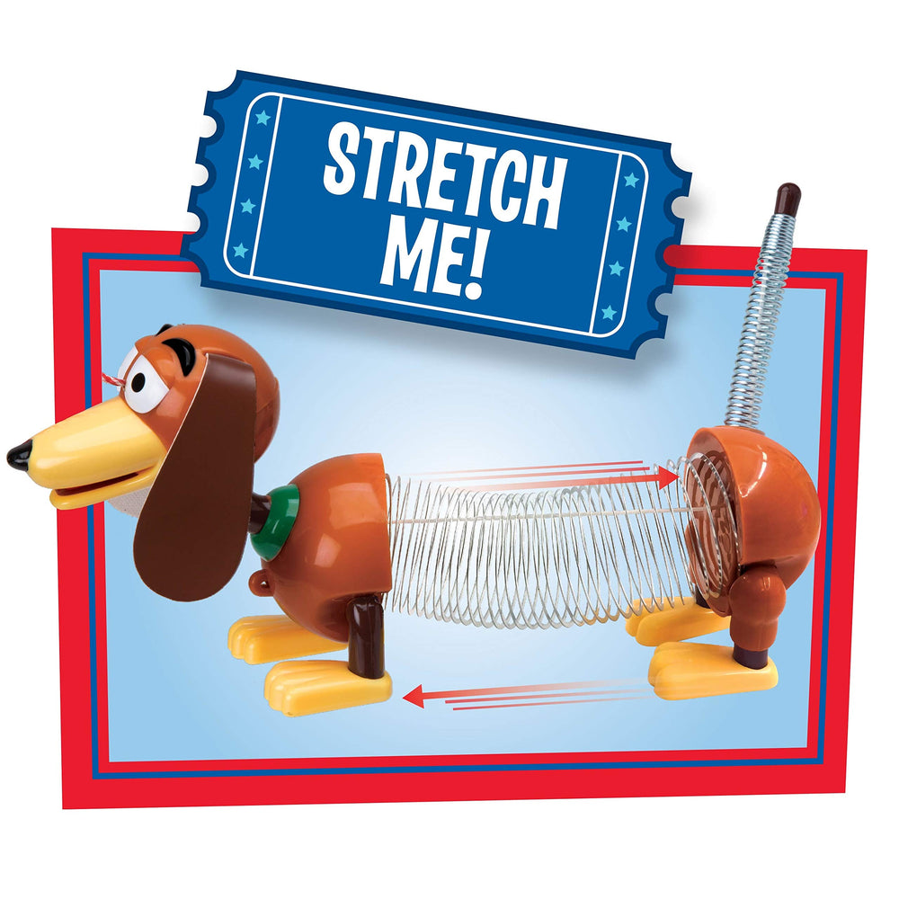 Slinky placed in a playroom illustrating imaginative play scenes by Slinky