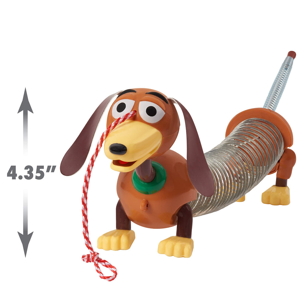 Label and green collar detail showing authentic Toy Story styling by Slinky