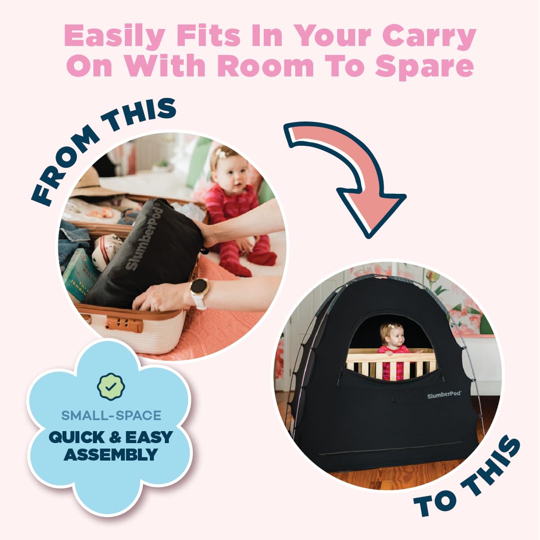 SlumberPod monitor pocket and fan pockets for visibility and comfort