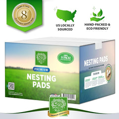 Small Pet Select pad placed in a nesting box showing fit and protection