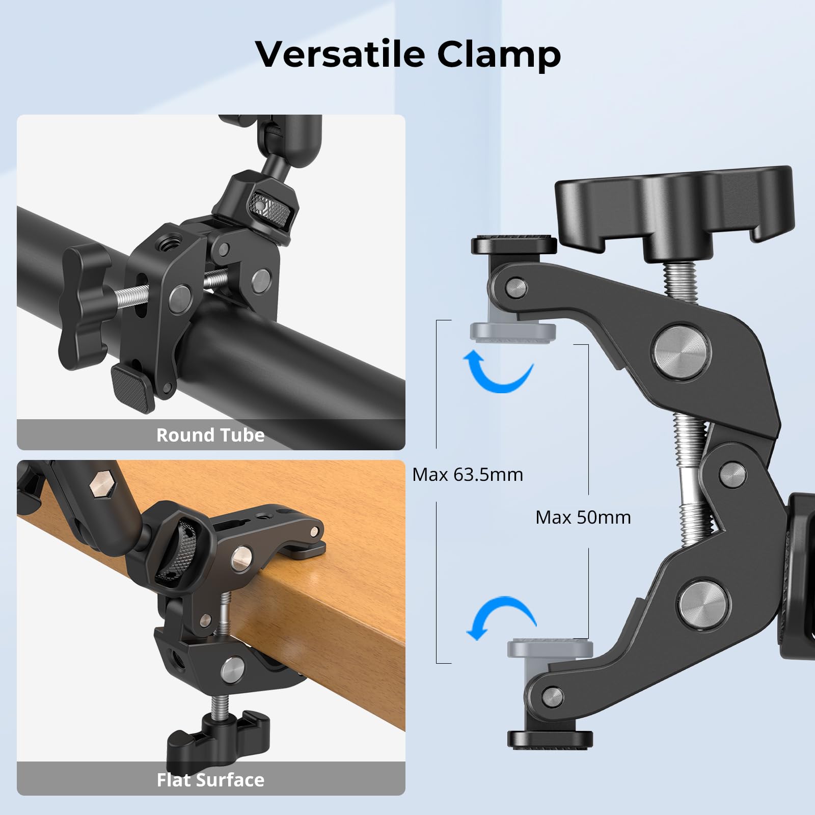 SMALLRIG clamp rubber rings close-up improving anti-slip grip