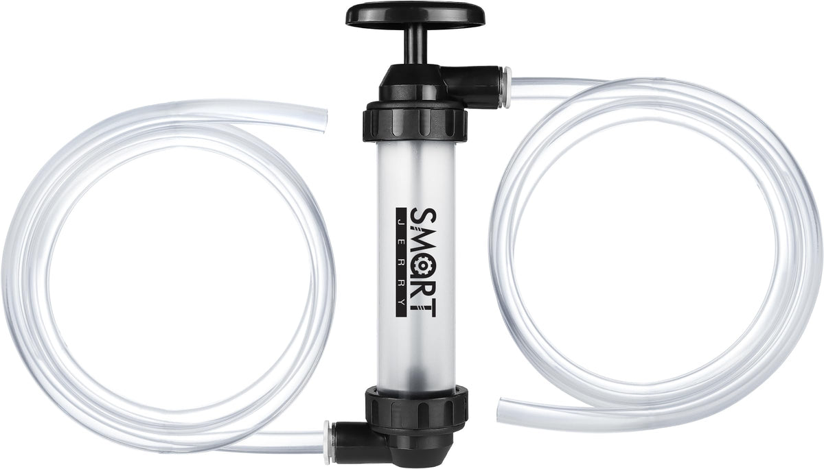 SMART JERRY front view of pump showing compact portable design and quick setup benefit