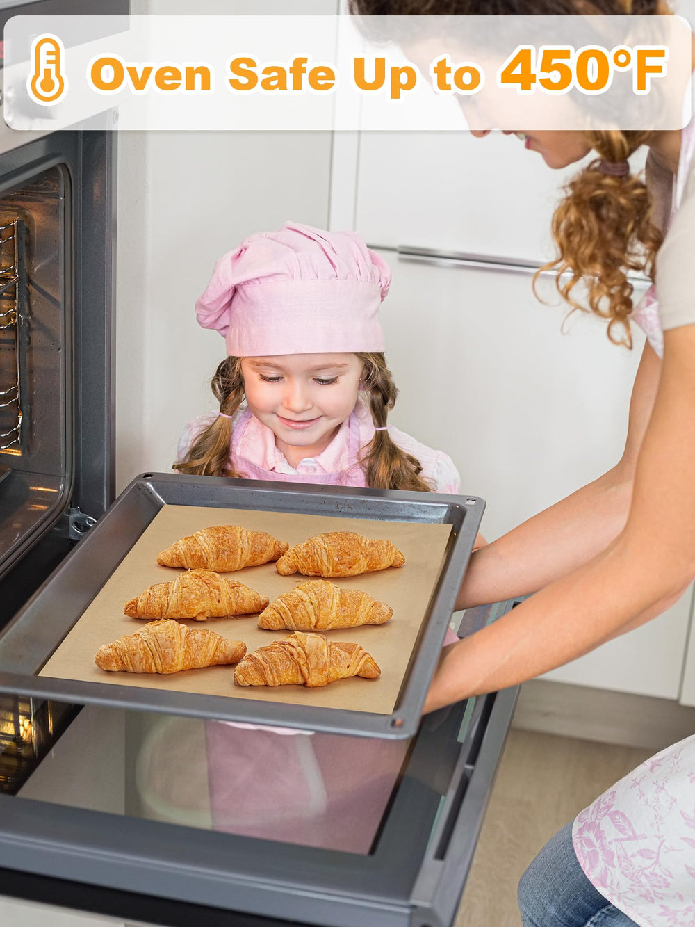 SMARTAKE paper trimmed to fit air fryer basket for nonstick cooking benefit