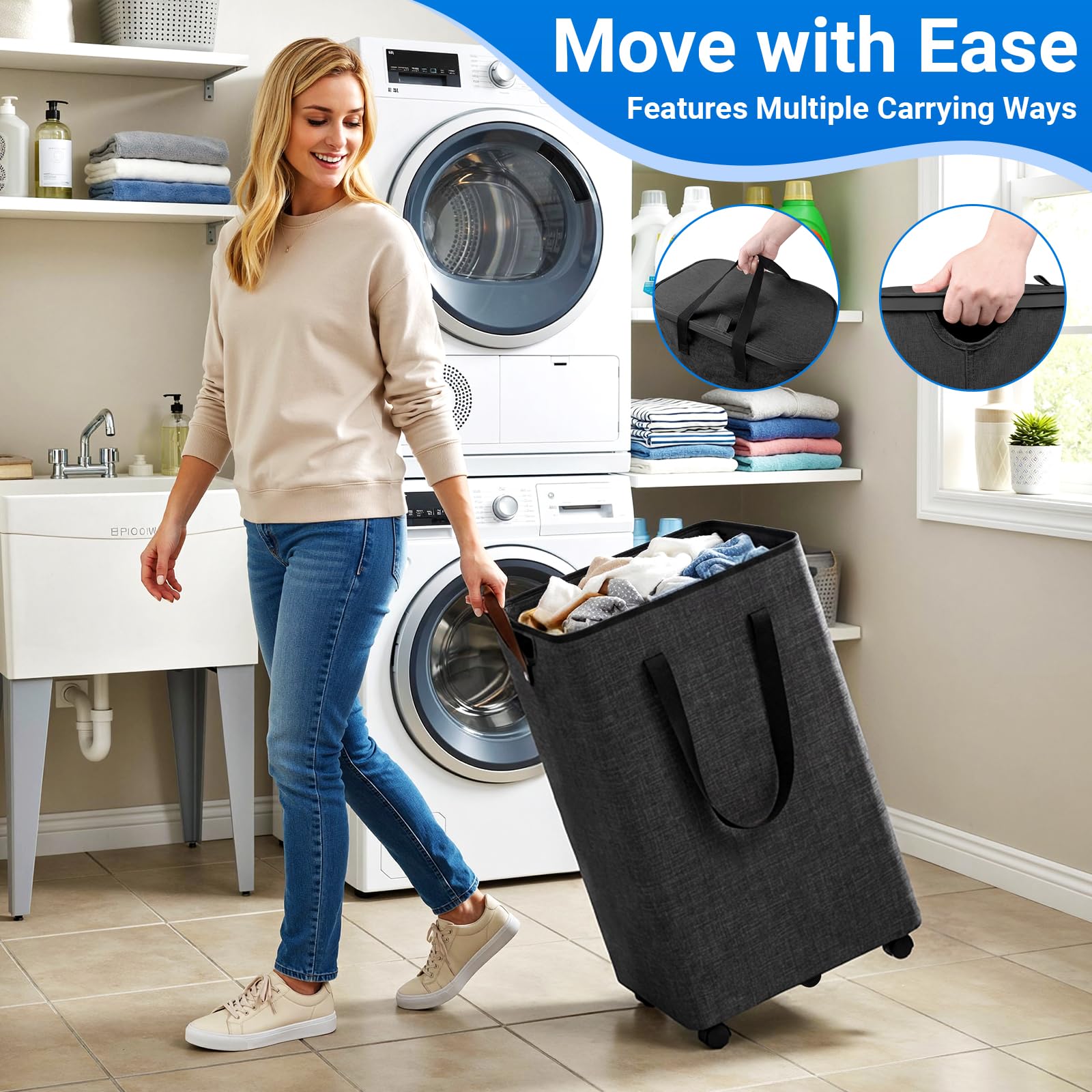 SmartKempt in bedroom lifestyle demonstrating neat storage and style benefit