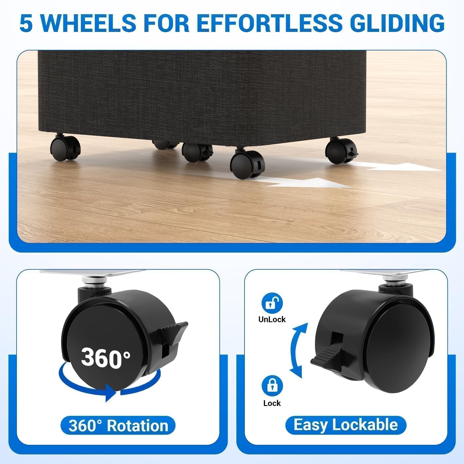 SmartKempt lid closed to hide laundry and reduce odors benefit