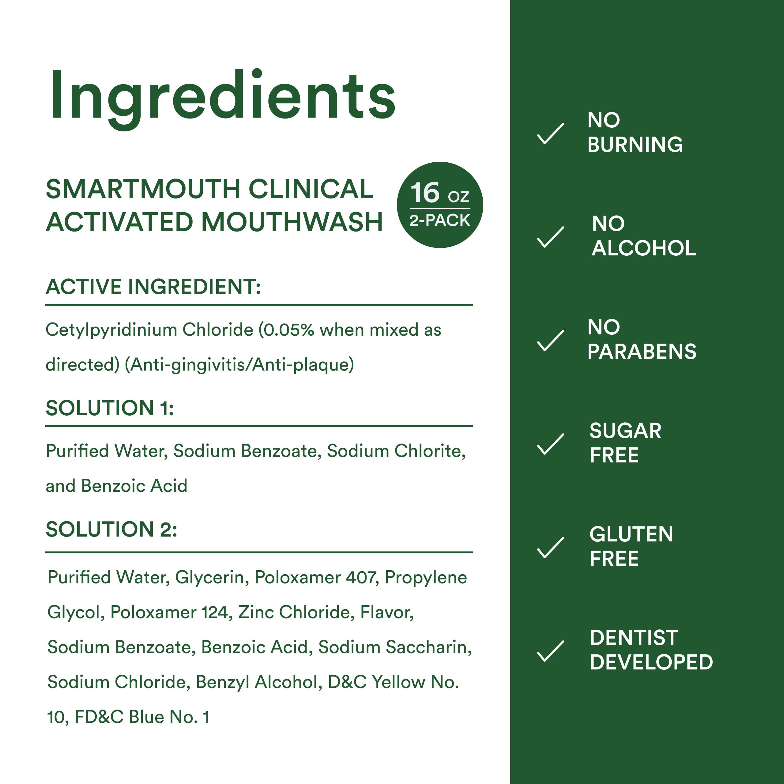 SmartMouth bottle beside toothbrush in bathroom illustrating daily routine benefit