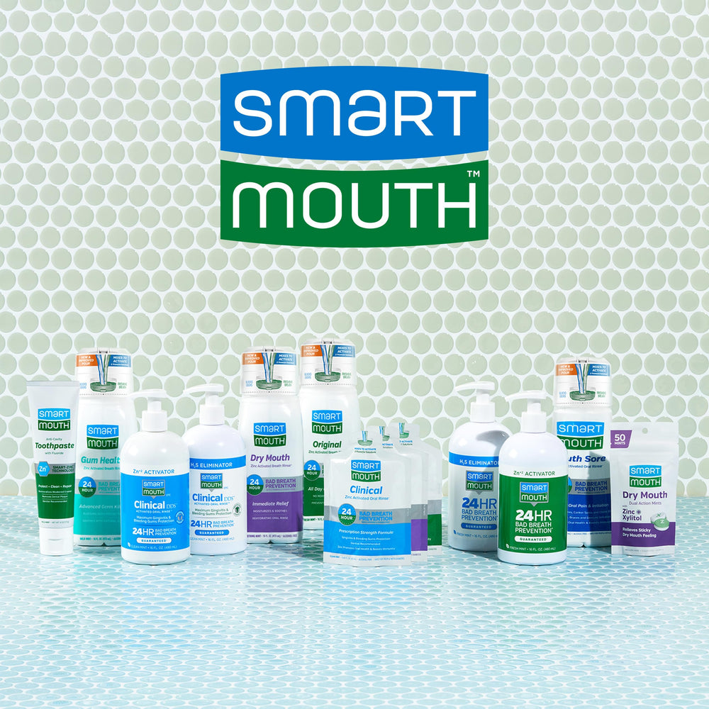 SmartMouth measured serving in cup showing correct dosage and effectiveness benefit