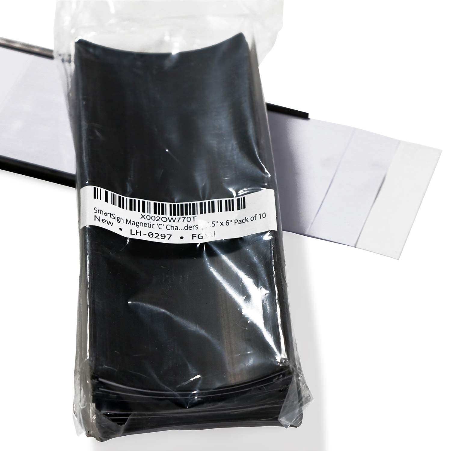 SmartSign demonstration of wiping holder clean to show easy maintenance and long life